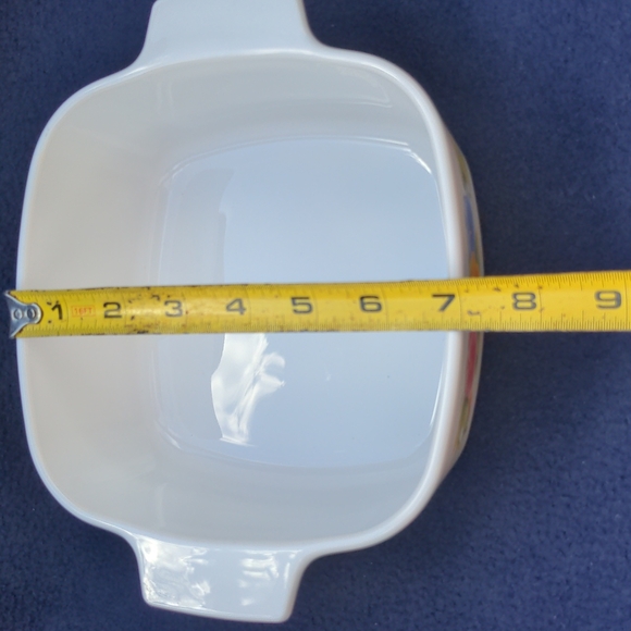 Vintage Corningware Summer Blush 1.5 Liter Casserole Dish - Picture 8 of 9